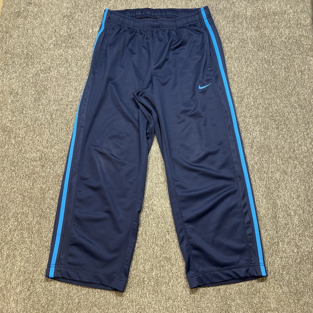 Nike therma fit small blue sweatpants Men's Medium Athletic Comfort (064)‎